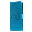 Pattintható tok a Oppo Reno7 5G, Mandala, kék