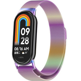 Milánói karkötő szíj tokkal a Xiaomi Smart Band 10 / 9 / 8, többszínű