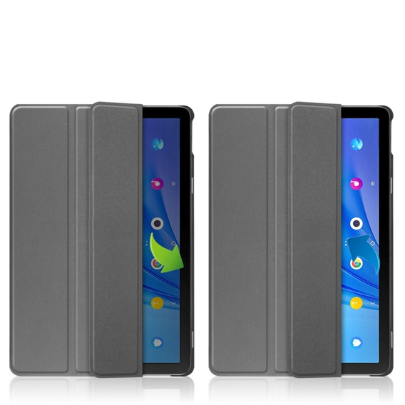 Tok TCL Tab 10s 9081X / TCL Tab 10s 9080G 2021, Smartcase, szürke