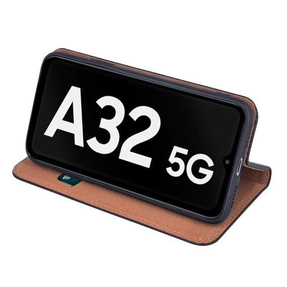 Skórzane Etui Wallet do Samsung Galaxy A32 5G, Brown