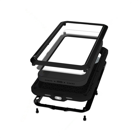 Páncélozott tok edzett üveggel iPhone 17 Pro készülékhez