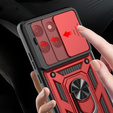 Telefontok a Motorola Moto G86 5G, CamShield Slide, piros