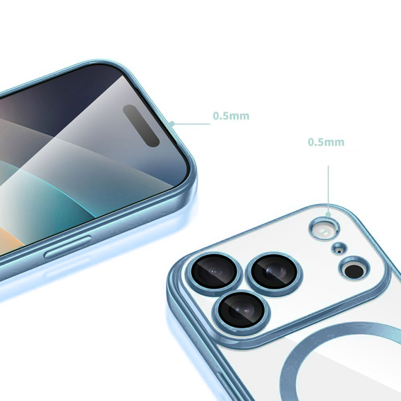 Mágneses tok lencsevédelemmel iPhone 17 Pro Max készülékhez