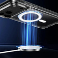 Mágneses tok TPU + akril iPhone 17 Pro készülékhez (kompatibilis a MagSafe készülékkel)