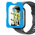 2x edzett üveg ERBORD rögzítőkerettel az Xiaomi Redmi Watch 5 Active-es órájához