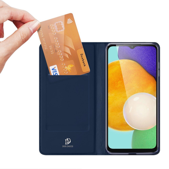 Dux Ducis Telefontok a Samsung Galaxy A14 4G/5G, Skinpro, sötétkék