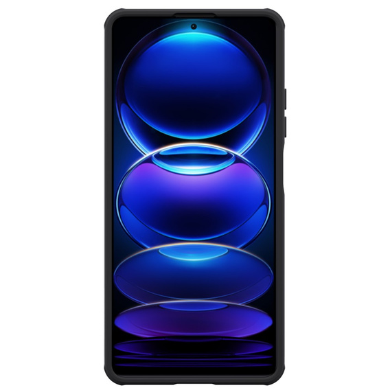 Tok Xiaomi Poco X5 Pro 5G, páncélozott Nillkin, CamShield Pro, fekete