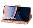 Pattintható tok a Xiaomi Poco F7 Pro, Butterfly, rózsaszín rose gold