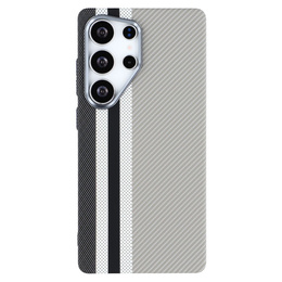 Tok Samsung Galaxy S25 Ultra, Carbon Fiber MagSafe, szürke