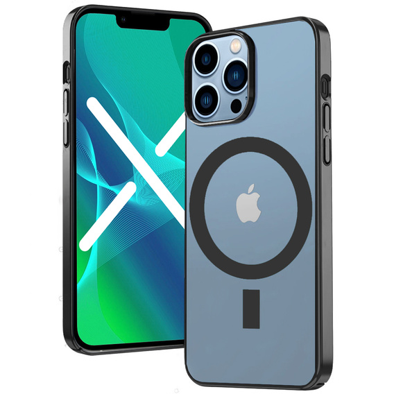 Telefontok a iPhone 13 Pro Max, ERBORD Hybrid MagSafe Case, kék
