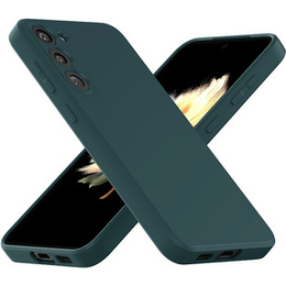 Telefontok a Samsung Galaxy S23 5G, Silicone Lite, zöld