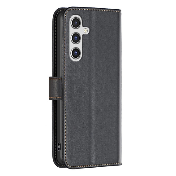 Pattintható tok a Samsung Galaxy A55 5G,BINFEN Wallet, fekete