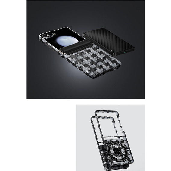 Benks Magnetic Armor Vichy Spin Kevlar 1000D BK48 tok a Samsung Galaxy Z Flip7 számára