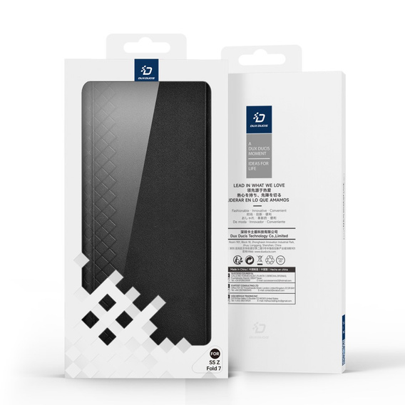 Tok Dux Ducis Samsung Galaxy Z Fold7 5G, Bril, fekete