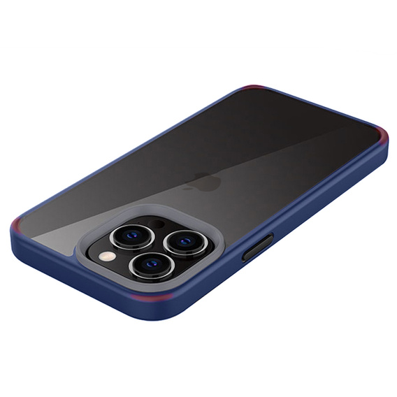 Telefontok a iPhone 13 Pro, ERBORD Hybrid Case, kék