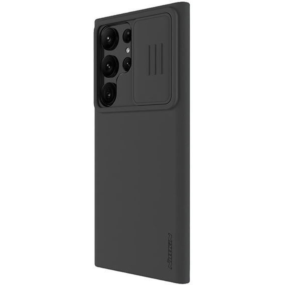 Tok Samsung Galaxy S23 Ultra, páncélozott Nillkin, CamShield Pro, fekete
