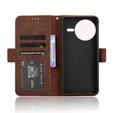 Pattintható tok a Xiaomi Poco F7 Ultra, Card Slot, barna