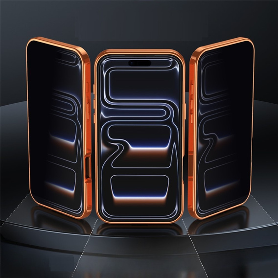 MagSafe-kompatibilis tok iPhone 17 Pro készülékhez, magánéletet védő üveggel