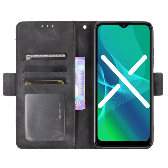 Pattintható tok a Samsung Galaxy A53 5G, Card Slot, fekete