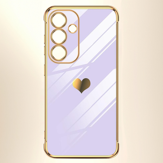 Telefontok a Samsung Galaxy S25 FE, Electro heart, lila