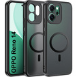 Matt tok Oppo Reno 14, MagSafe-hoz, áttetsző fekete