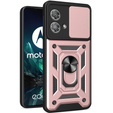 Telefontok a Motorola Edge 40 Neo, CamShield Slide, rózsaszín rose gold