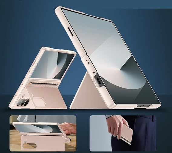 Üveg tok teljes 360°-os védelemmel Samsung Galaxy Z Fold6 5G készülékhez