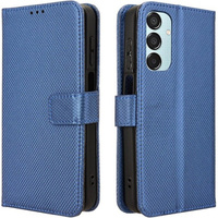 Pattintható tok a Samsung Galaxy M15 5G, Wallet Smart Magnet, kék