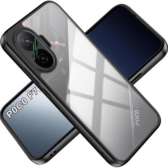 Fusion Hybrid átlátszó tok a Xiaomi Poco F7 5G számára
