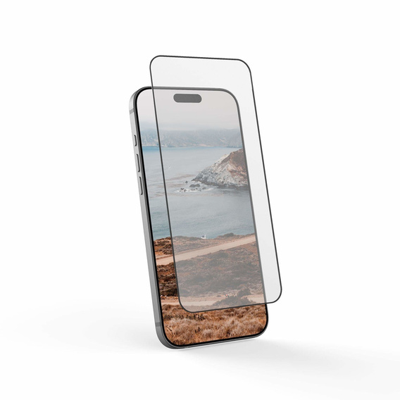 Urban Armor Gear edzett üveg iPhone 17 Pro Max készülékhez, Glass Shield, rögzítő kerettel