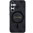 Guess 4G Ring Classic Logo tok Samsung Galaxy S24-hez, fekete