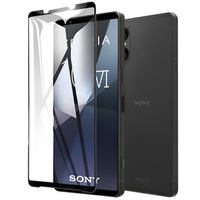 3D edzett üveg Sony Xperia 10 VI készülékhez, fekete keret