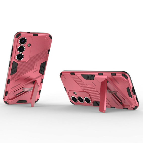 Tok Samsung Galaxy A56 5G, Military kickstand, rózsaszín