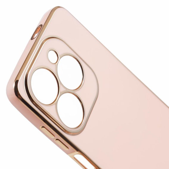 Tojás Infinix Hot 40i, Glamour CamShield, rózsaszín rose gold