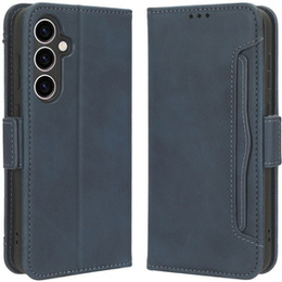 Pattintható tok a Samsung Galaxy S23 FE, Card Slot, kék
