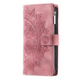 Pattintható tok a Xiaomi Redmi Note 13 Pro 4G / Xiaomi Redmi Note 14S / Xiaomi Poco M6 Pro 4G, Mandala, rózsaszín rose gold