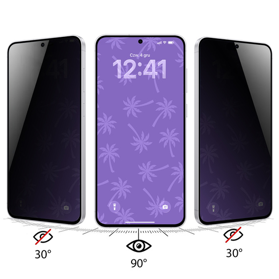 Shy Palm Privacy edzett üveg Motorola Moto G55 5G-hez