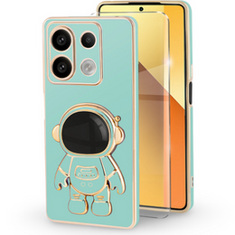 Tok Xiaomi Redmi Note 13 5G, Astronaut, zöld + 9H edzett üveg