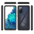Tok Samsung Galaxy S20 FE készülékhez, Shockproof, fóliával, fekete