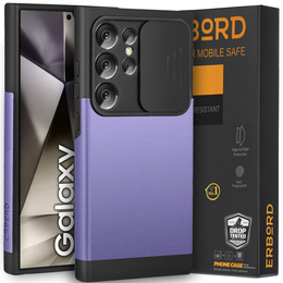 Telefontok a Samsung Galaxy S24 Ultra, ERBORD MagProtect Slide Camera, lila