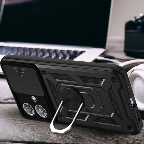 Telefontok a Motorola Edge 40 Neo, CamShield Slide, fekete