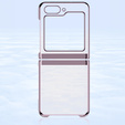 Tok Samsung Galaxy Z Flip7 FE / Z Flip6, PC Case, átlátszó / rózsaszín