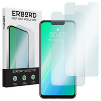 2x edzett üveg a Huawei Mate 20 Lite, ERBORD 9H Hard Glass a képernyőn