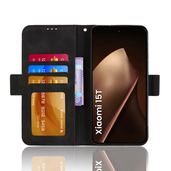 Kártya slot füles tok a Xiaomi 15T számára