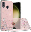 Telefontok a Samsung Galaxy A40, Glittery, rózsaszín