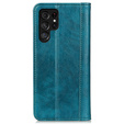 Telefontok a Samsung Galaxy S24 Ultra, Wallet Litchi Leather, zöld