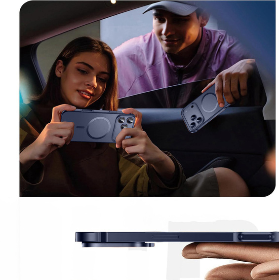 Fémkeretes tok MagSafe-hez iPhone 17 Pro-hoz