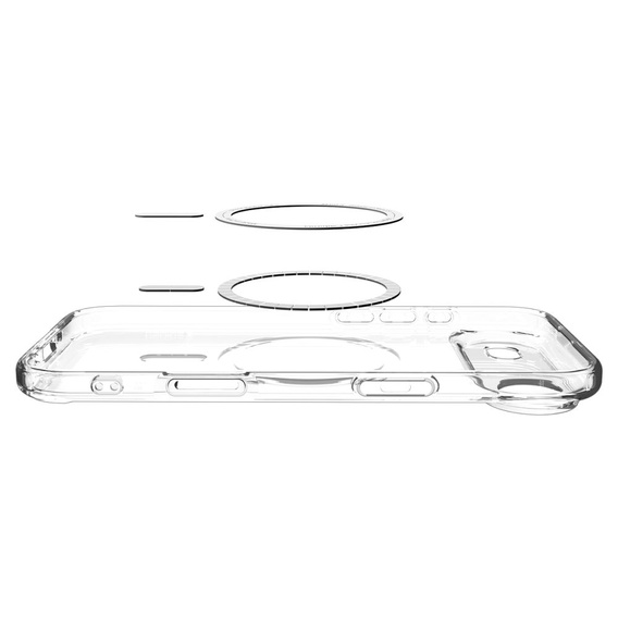 Spigen Ultra Hybrid MagSafe tok iPhone Air készülékhez, fagyos fehér