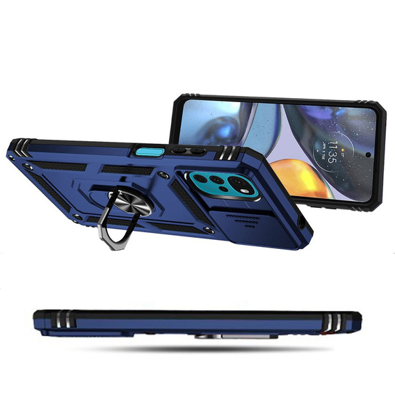 Telefontok a Motorola Moto G22, CamShield Slide, kék