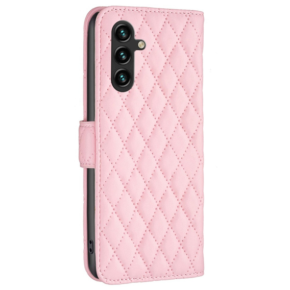 Pattintható tok a Samsung Galaxy A05s, Wallet, BINFEN COLOR, rózsaszín